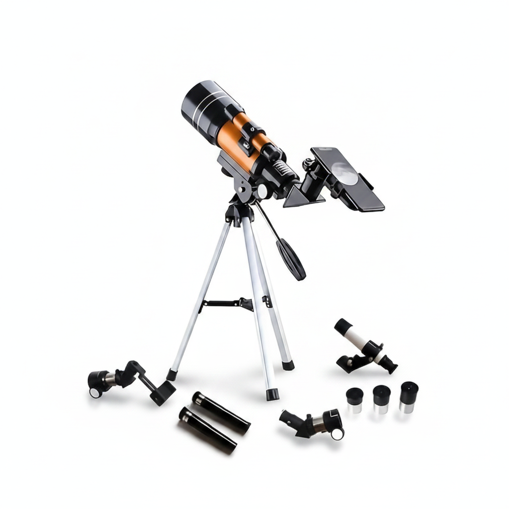 Télescope d'initiation 70 mm avec trépied