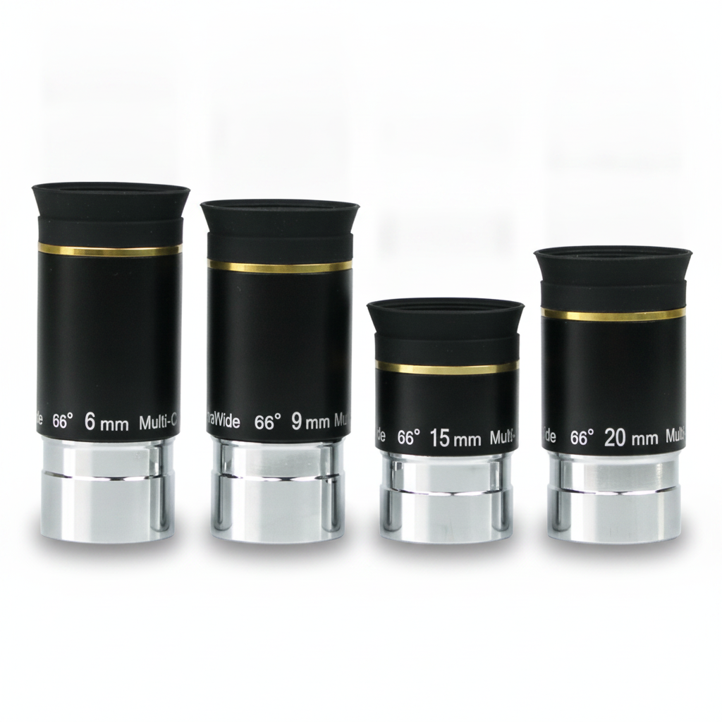 Oculaire de télescope grand angle 66°