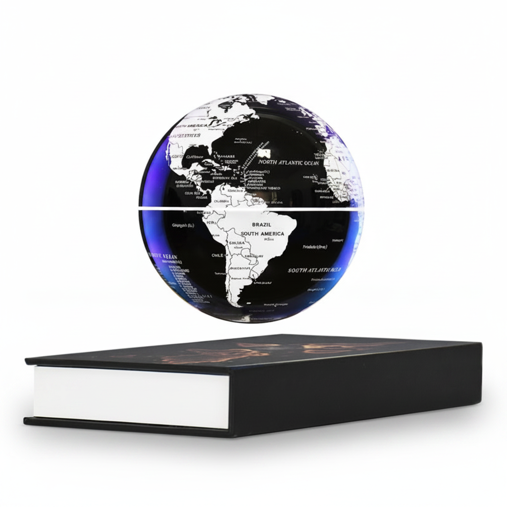 Globe terrestre en lévitation 8,5 cm